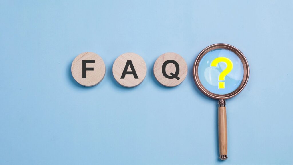 FAQ section with answers about tax-free wealth strategies, IUL policies, and financial education